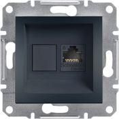 Schneider Asfora Antrasit Rj45 Tek Çıkışlı Data Prizi-Eph4700171 - Schneider Electric