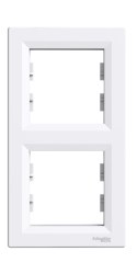 Schneider-Asfora Beyaz 2-li Dikey Çerçeve-EPH5810221 - Schneider Electric