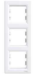 Schneider-Asfora Beyaz 3-lü Dikey Çerçeve-EPH5810321 - Schneider Electric