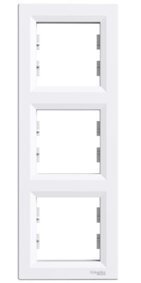 Schneider-Asfora Beyaz 3-lü Dikey Çerçeve-EPH5810321 - 1