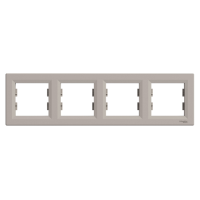 Schneider Asfora Bronz 4-lü Yatay Çerçeve-Eph5800469 - Schneider Electric