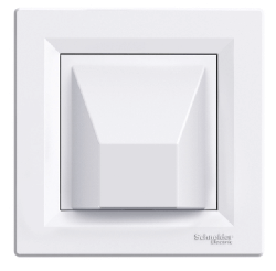 Schneider Asfora Cable Outlet Mechanism Framed White - Schneider Electric