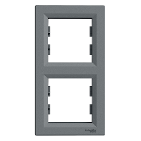 Schneider Asfora Çelik 2-li Dikey Çerçeve-Eph5810362 - Schneider Electric
