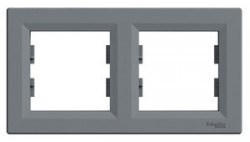 Schneider Asfora Çelik 2-li Yatay Çerçeve-Eph5800262 - Schneider Electric