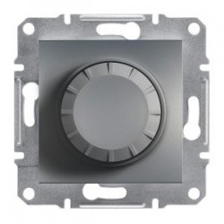 Schneider Asfora Steel without Frame Dimmer 600 RI 2-way 