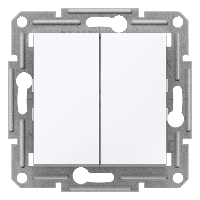 Schneider Asfora Switch Button without Frame with Double Switch 