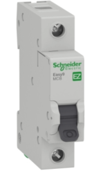 Schneider-Easy9 1 Kutuplu 6A C Tipi 4.5kA 230v W Otomat Sigorta - Schneider Electric