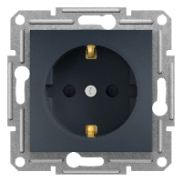 Schneider Electric Asfora Plus Screwed Without Frame Anthracite - Schneider Electric