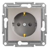 Schneider Electric Asfora Plus Screwed Without Frame Bronze - Schneider Electric