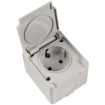 Schneider Surface Mounted Earthed Socket - 1