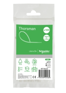 Schneider Thorsman Kablo Bağı / 100x2,5mm / Şeffaf IMT46026 - 1