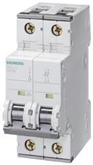 Siemens-10A; 2-PHASE; AUTO FUSE WITH DC SWITCH; 10kA; TYPE C 5SY5210-7 - 1