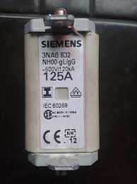 Siemens-125A Steatit Seramik Gövdeli NH-Bıçaklı Sigorta Buşonu-3NA6832 - 1