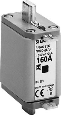 Siemens-160A Steatit Seramik Gövdeli NH-Bıçaklı Sigorta Buşonu-3NA6836 - 1