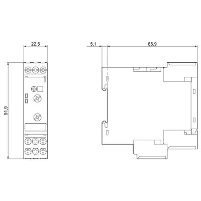 SIEMENS - 1CO 3UG4 Faz İzleme Rölesi - 3UG4501-1AW30 - 2
