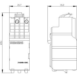 SIEMENS - 208 ... 277VAC Esnek Tip Açtırma Bobini - 3VA9988-0BA23 - 2