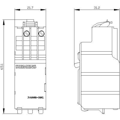 SIEMENS - 208 ... 277VAC Esnek Tip Açtırma Bobini - 3VA9988-0BA23 - 2
