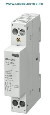 Siemens-20A 230 VAC İnsta Kontaktörü 1NO-1NC-5TT5801-0 - 1