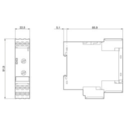 SIEMENS - 2CO 3UG4 Faz İzleme Rölesi - 3UG4513-1BR20 - 2