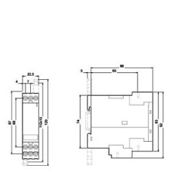 SIEMENS - 2CO 3UG4 Faz Sırası İzleme Rölesi - 3UG4511-1BP20 - 2
