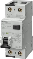 Siemens-2x16A 300 mA Kaçak Akım Rölesi 4 5kA-5SU1653-1KK16 - Siemens