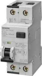 Siemens-2x25A 30 mA Kaçak Akım Rölesi 4 5kA-5SU1353-1KK25 - 1