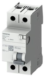 Siemens-2x80A 30 mA Kaçak Akım Rölesi 10kA-5SV5317-6 - Siemens