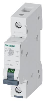SIEMENS - 32A C Tipi 6 kA Anahtarlı 1 Fazlı Otomatik Sigorta - 5SL6132-7 - 1