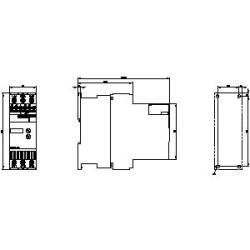 SIEMENS - 18,5 kW 38A Direkt Bağlantılı Yumuşak Yol Verici - 3RW3028-1BB14 - 2