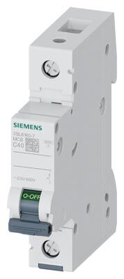 SIEMENS - 40A C Tipi 6 kA Anahtarlı 1 Fazlı Otomatik Sigorta - 5SL6140-7 - 1