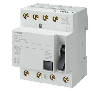 Siemens-4x100A 30 mA Kaçak Akım Rölesi 10kA-5SM3348-0 - 1