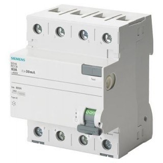 Siemens-4x25A 30 mA Kaçak Akım Rölesi 10kA-5SV4342-0 - 1