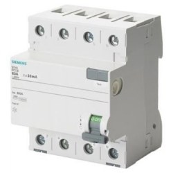 Siemens- 4x40A 30 mA Kaçak Akım Rölesi 10kA-5SV4344-0 - 1