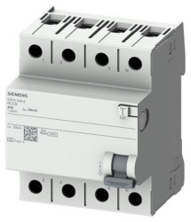 Siemens-4x80A 300 mA Kaçak Akım Rölesi 10kA-5SV5647-6 