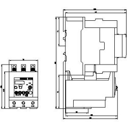 SIEMENS - 57-75 A Vida Bağlantılı Termik Röle - 3RU2146-4KB0 - 2