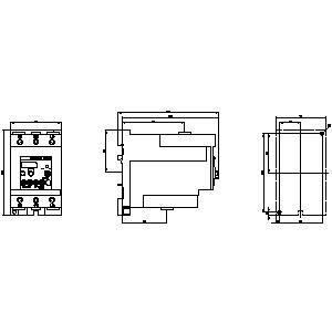 SIEMENS - 57-75A Raya Montajlı Vida Bağlantılı Termik Röle- 3RU2136-4KB1 - 2
