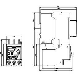 SIEMENS - 62-73 A Vida Bağlantılı Termik Röle - 3RU2136-4KB0 - 2