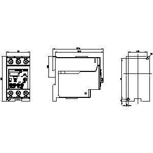 SIEMENS - 62-73A Raya Montajlı Vida Bağlantılı Termik Röle- 3RU2136-4KB1 - 2