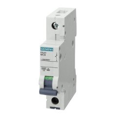 Siemens-63A-1 Fazlı-70mm Otomat-Anahtarlı Otomatik Sigorta-6ka-C Tipi-5sp6163-7 - Siemens