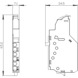SIEMENS - AUX 240VAC Yardımcı Kontak - 2