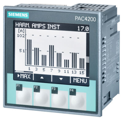 SIEMENS - PAC4200 Enerji Analizörü - 7KM4212-0BA00-3AA0 - 1