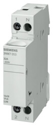 Siemens SENTRON 10x38 mm Sigorta Yuvası 1P+N 32A 690V AC - 3NW7053 - Siemens