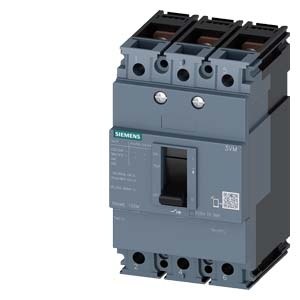Siemens/Sentron 3-Pole 50A 25kA 220V Compact Switch / 3VM1050-3ED32-0AA0 - 1