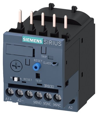  Siemens/Sirius Phase Protected Current Thermal Relay 0.32-1.25a-Size S00-3RB3016-1NB0 with Auxiliary Contact/3RR2141-1AW30 - 1