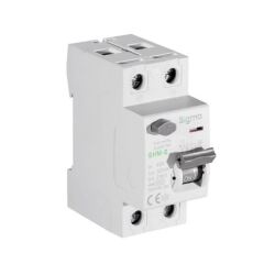 SİGMA AC SHM-2 TİP 30mA 40A 6kA ÇİFT İNDİKATÖRLÜ KAÇAK AKIM KORUMA ŞALTERİ - Sigma