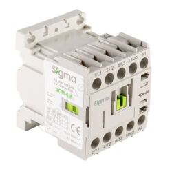 SİGMA SCM-9M 4 kW 9A 230V A.G. MİNİ KONTAKTÖR (1NO) - Sigma