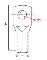 Standard Type Copper Crimped Cable Lug - 2