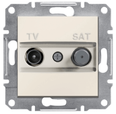 Schneider-Asfora Tv - Sat Prizi, Sonlu, F Tipi, İkili Çerçevesiz/Eph3470123 - 1