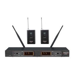 UHF 100 Kanal Çift Yaka Mikrofonu - Decon