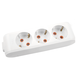 Viko-3-lü Klemensli Çocuk Korumalı Multi-Let Grup Priz-90113300 - Viko
